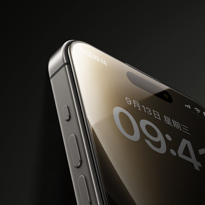 Benks Arc Shield iPhone 15 Pro Max 3D Eğimli HD Parmak İzi Dirençli Ekran Koruyucu