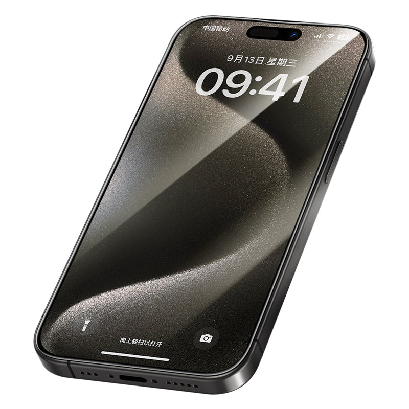 Benks Arc Shield iPhone 15 Pro Max 3D Eğimli HD Parmak İzi Dirençli Ekran Koruyucu