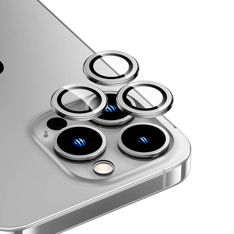 Benks DR iPhone 15 Pro Max Safir Kamera Lens Koruyucu