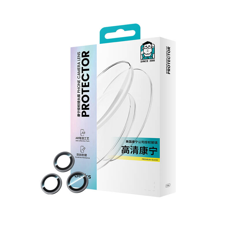 Benks King Kong Corning iPhone 15 Pro Max Kamera Lens Koruyucu