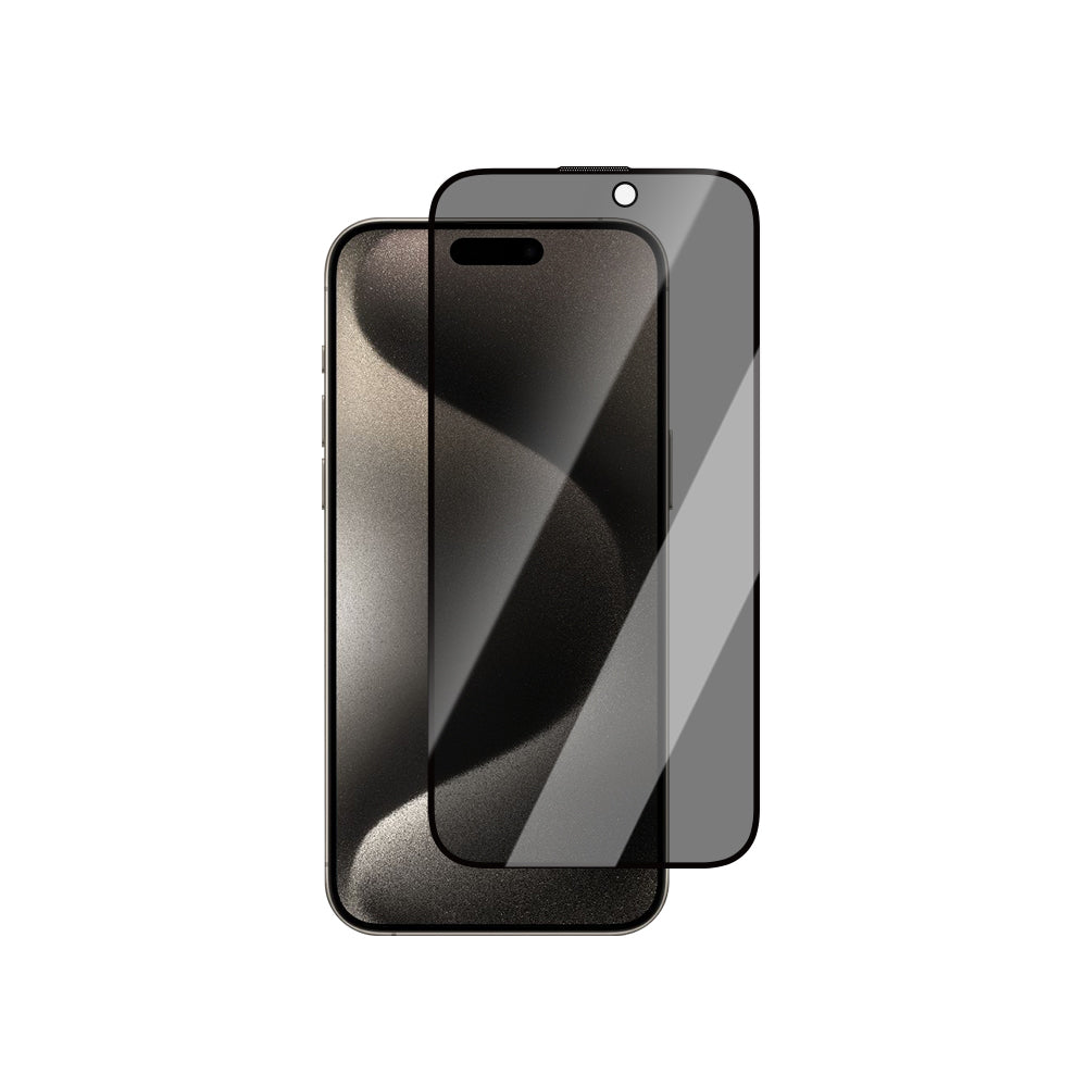 CaseWorld Ultra-Thin Serisi iPhone 15 Pro Max Privacy 0.15mm HA Cam Ekran Koruyucu