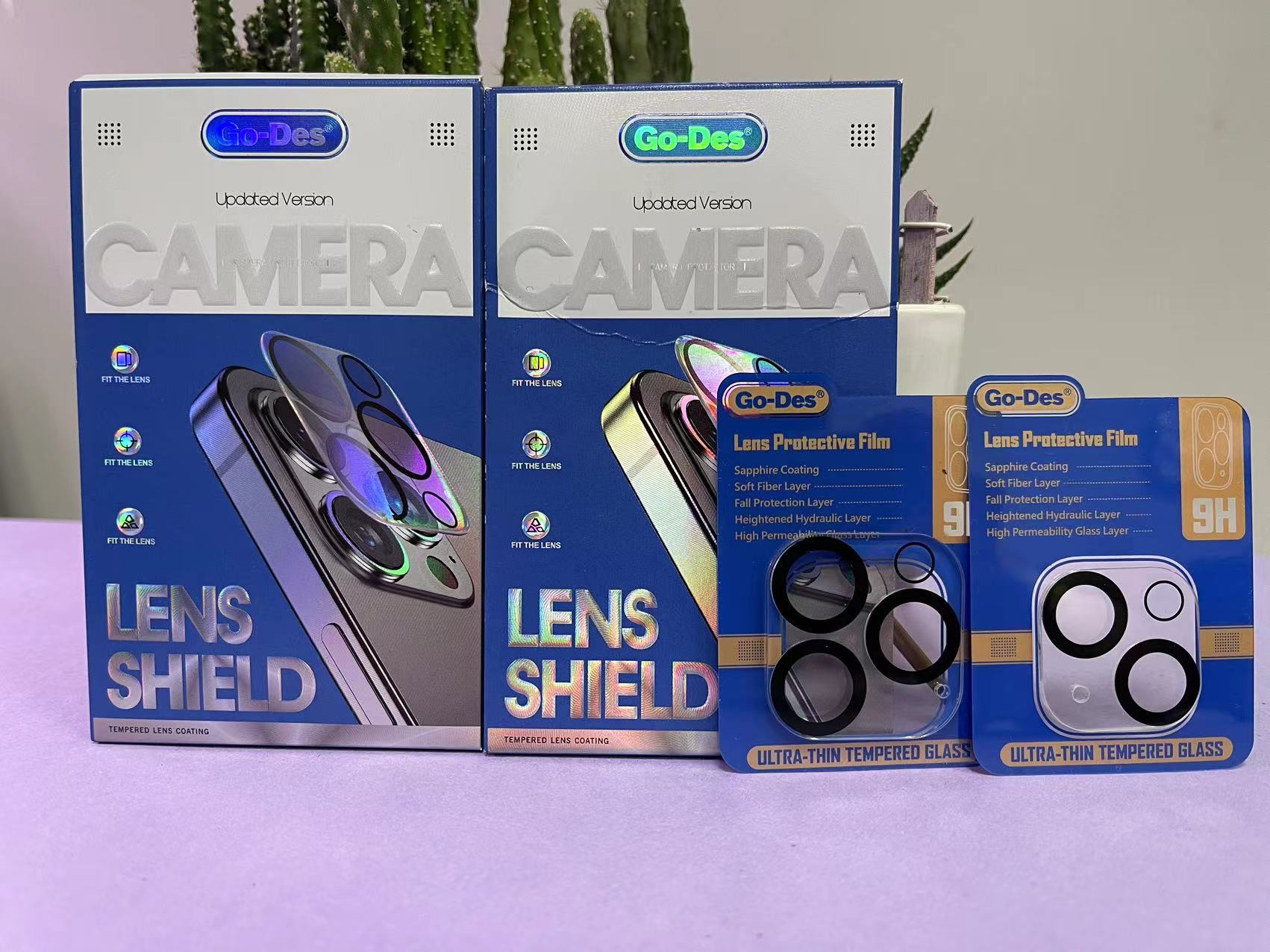 Go Des Lens Shield CL-14 iPhone 15 Pro Max Kamera Lens Koruyucu