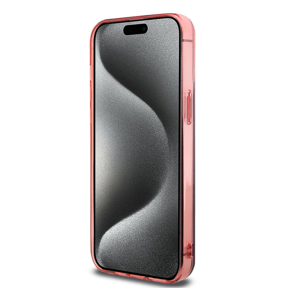 AMG iPhone 15 Pro Max Orjinal Lisanslı Çift Katmanlı Şeffaf Büyük Logo Telefon Kılıfı