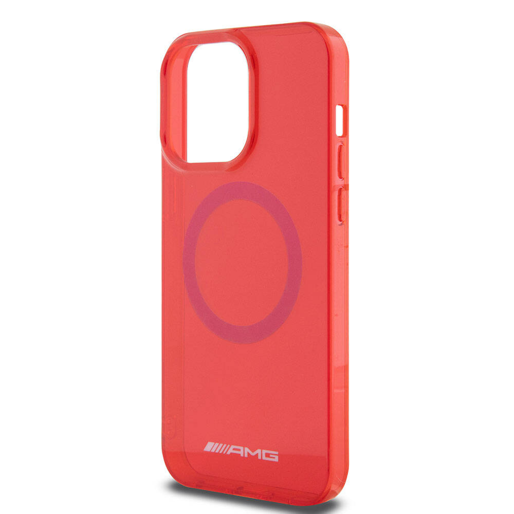 AMG iPhone 15 Pro Max Orjinal Lisanslı M-safe Şarj Özellikli Transparan Telefon Kılıfı