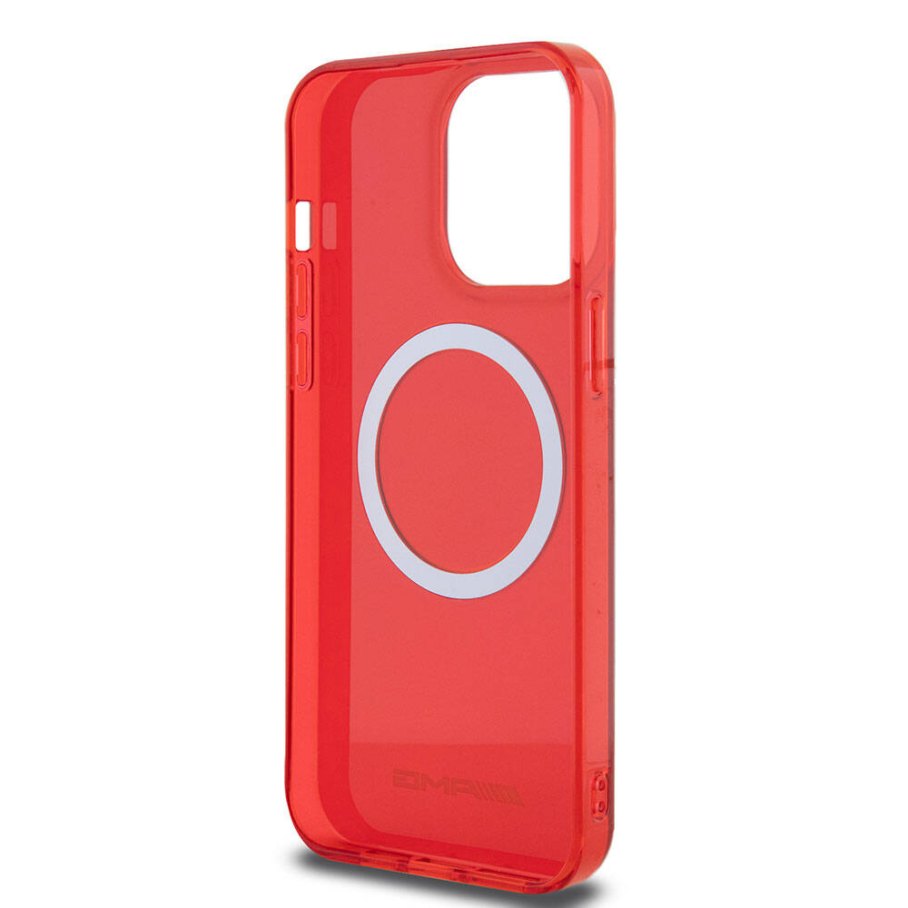 AMG iPhone 15 Pro Max Orjinal Lisanslı M-safe Şarj Özellikli Transparan Telefon Kılıfı