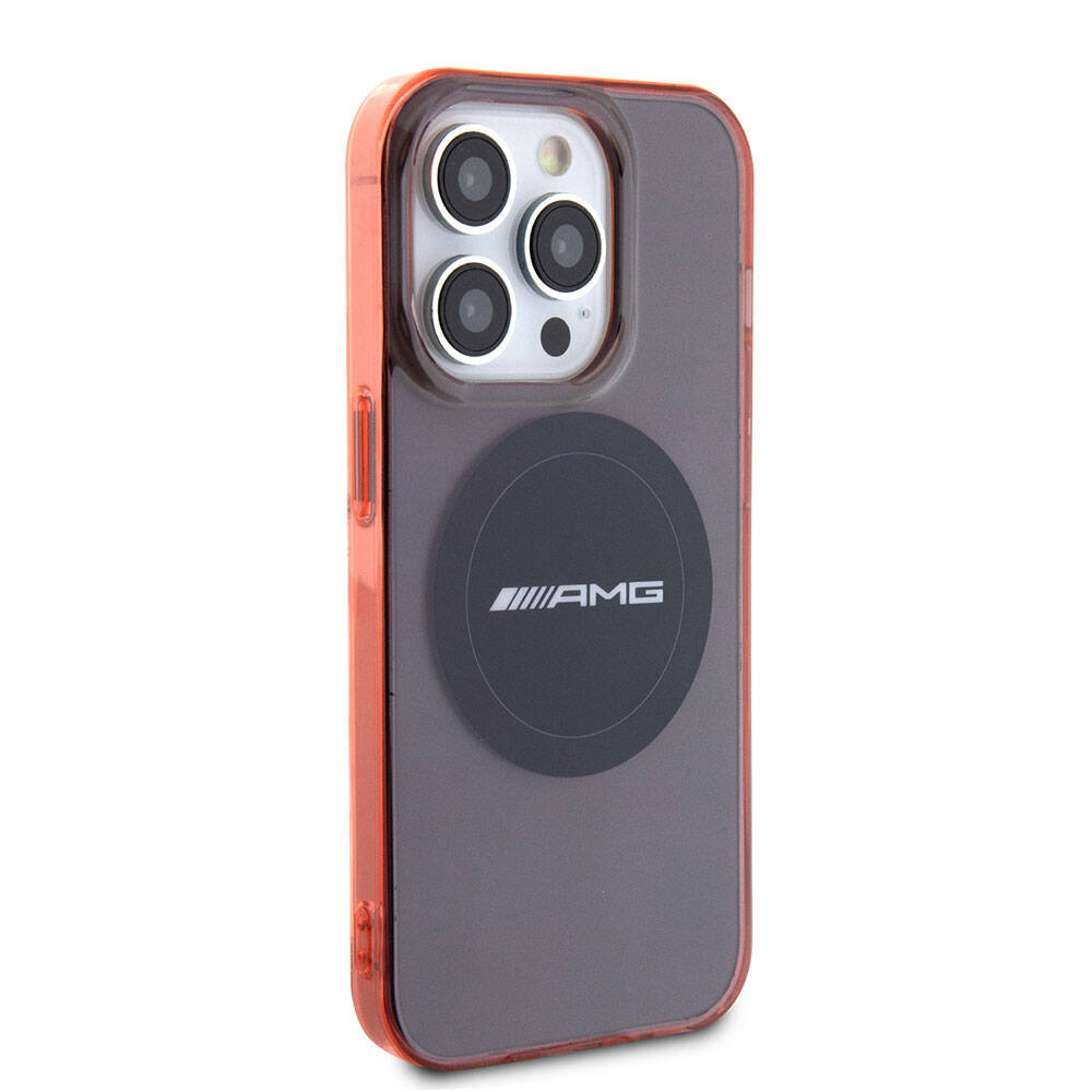 AMG iPhone 15 Pro Max Orjinal Lisanslı M-safe Şarj Özellikli Transparan Timeless Telefon Kılıfı