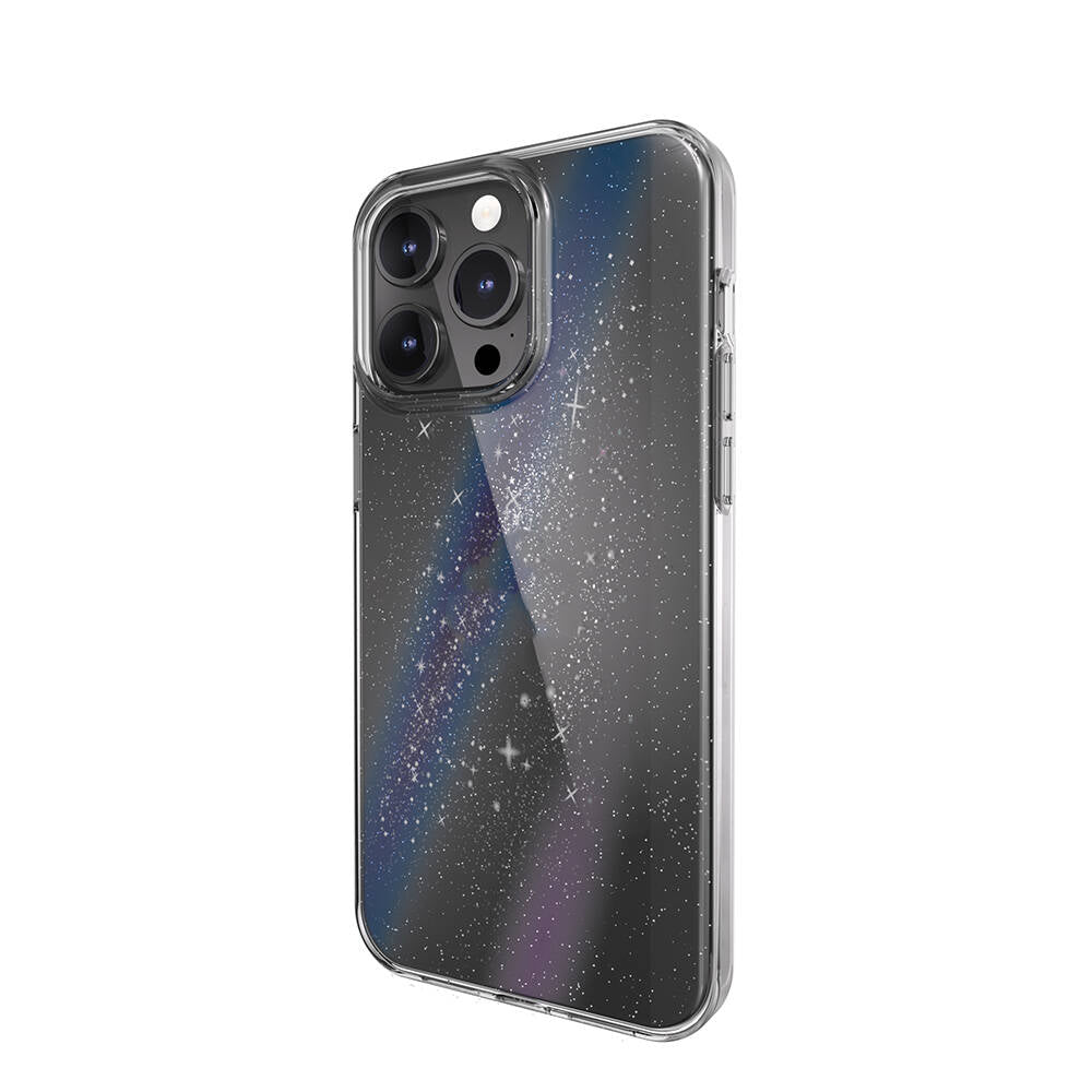 Switcheasy Cosmos Nebula iPhone 15 Pro Max Çift Katmanlı IMD Baskılı Bumper Lisanslı Kılıf