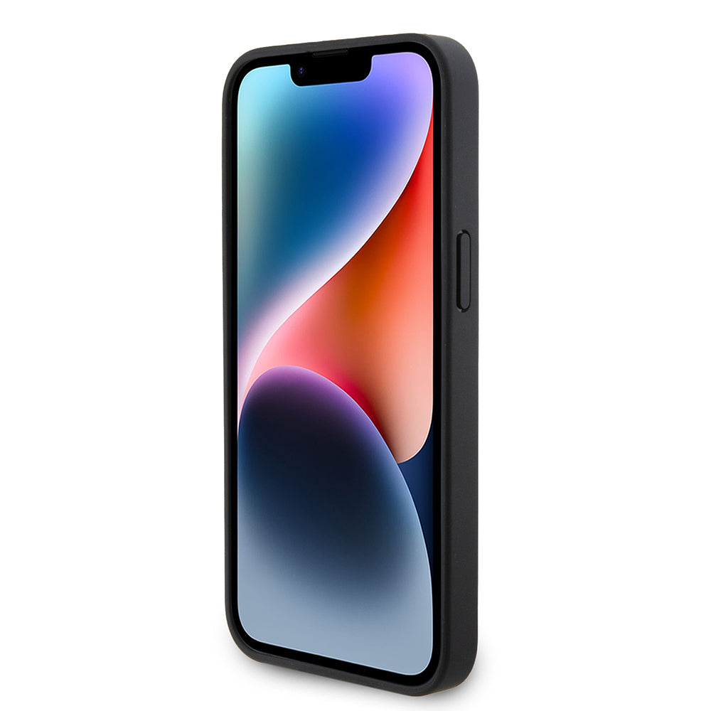 Ferrari iPhone 15 Pro Max Kılıf Orjinal Lisanslı Deri Dikişli Arka Yüzey Metal Logo Tasarımlı Kılıf