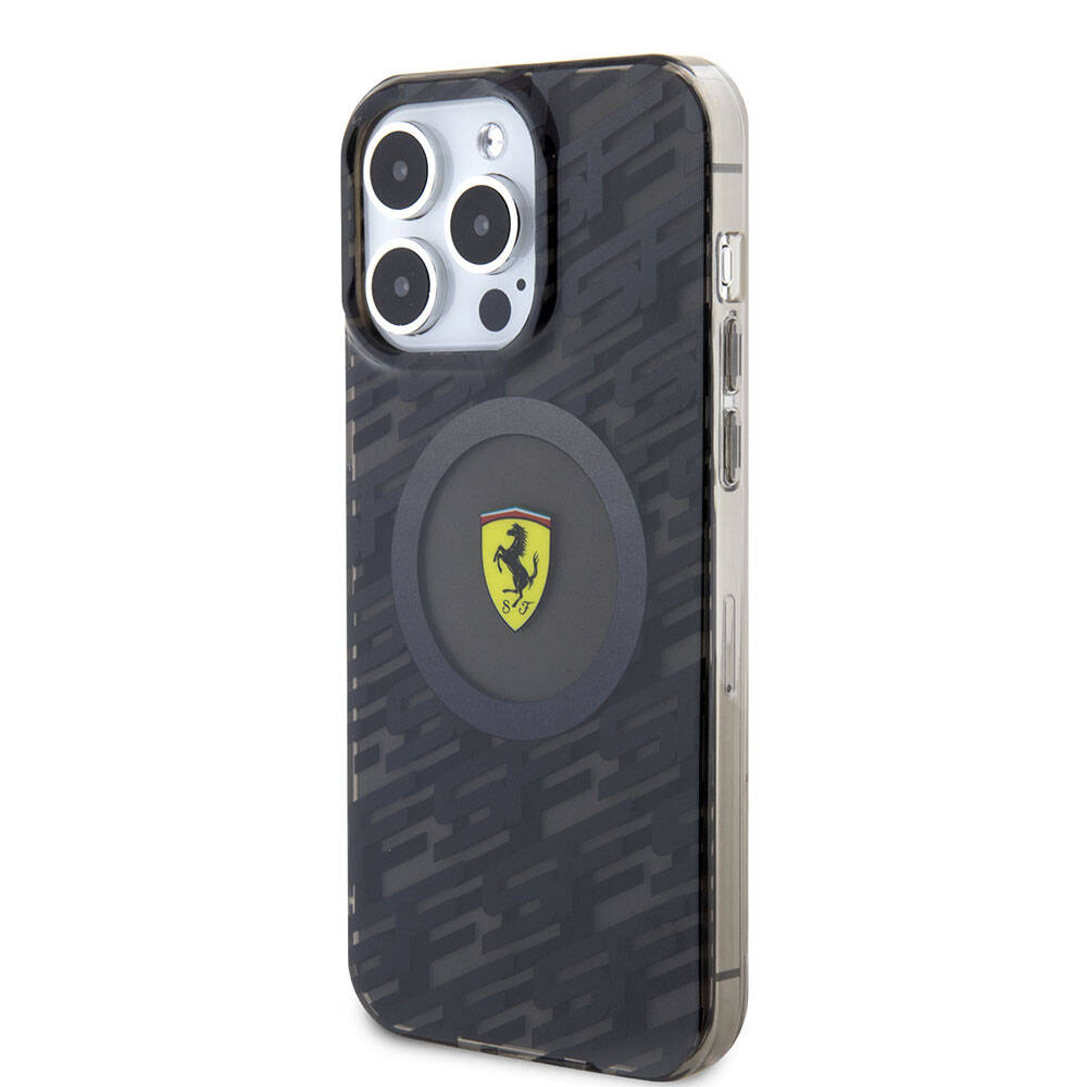 Ferrari iPhone 15 Pro Max Orjinal Lisanslı M-safe Şarj Özellikli Multi SF Kılıf