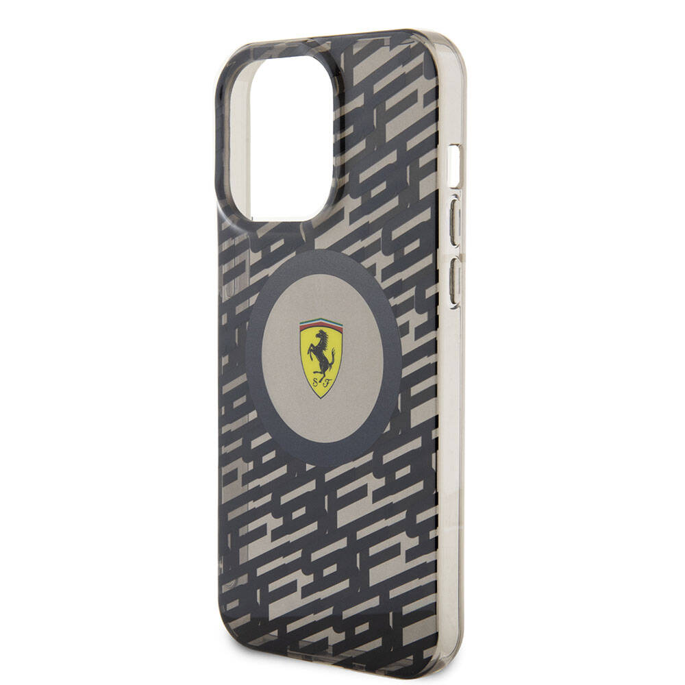 Ferrari iPhone 15 Pro Max Orjinal Lisanslı M-safe Şarj Özellikli Multi SF Kılıf