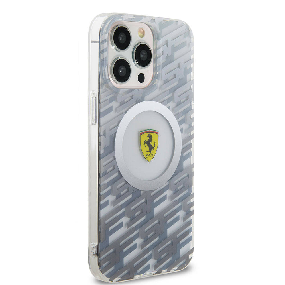 Ferrari iPhone 15 Pro Max Orjinal Lisanslı M-safe Şarj Özellikli Multi SF Kılıf