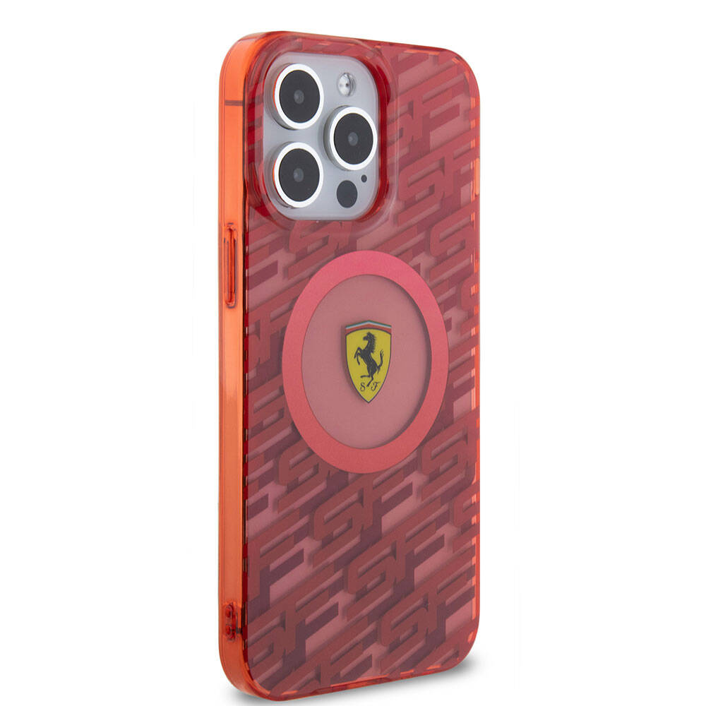 Ferrari iPhone 15 Pro Max Orjinal Lisanslı M-safe Şarj Özellikli Multi SF Kılıf