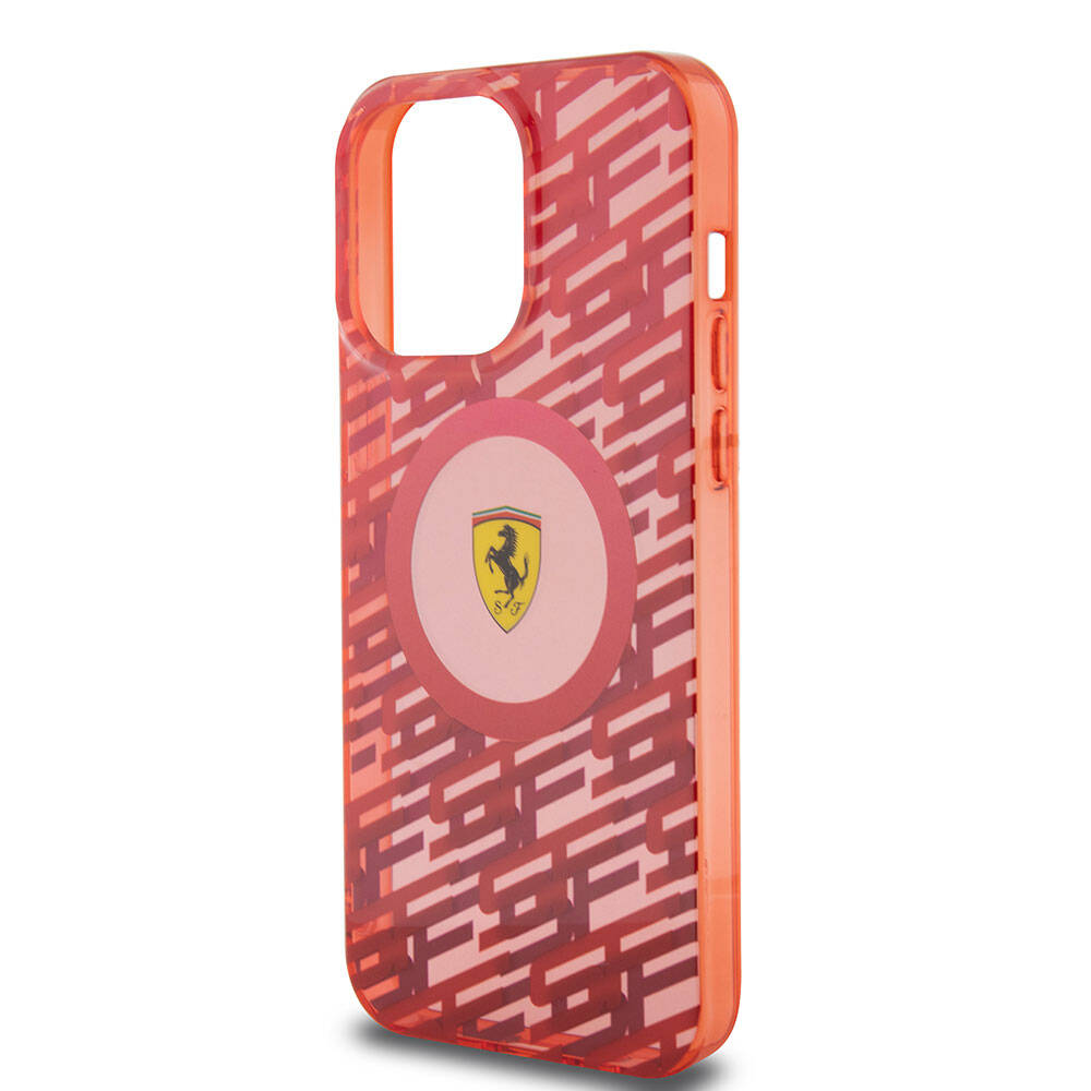 Ferrari iPhone 15 Pro Max Orjinal Lisanslı M-safe Şarj Özellikli Multi SF Kılıf