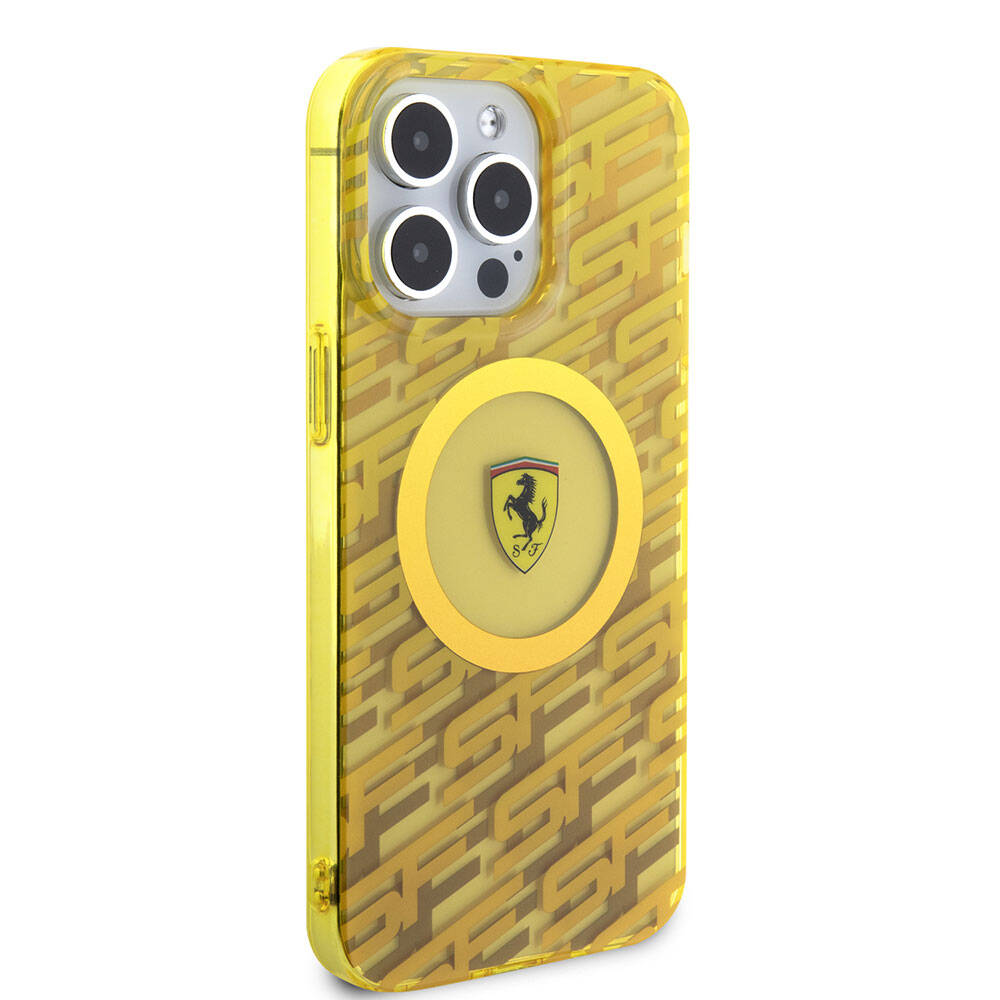 Ferrari iPhone 15 Pro Max Orjinal Lisanslı M-safe Şarj Özellikli Multi SF Kılıf