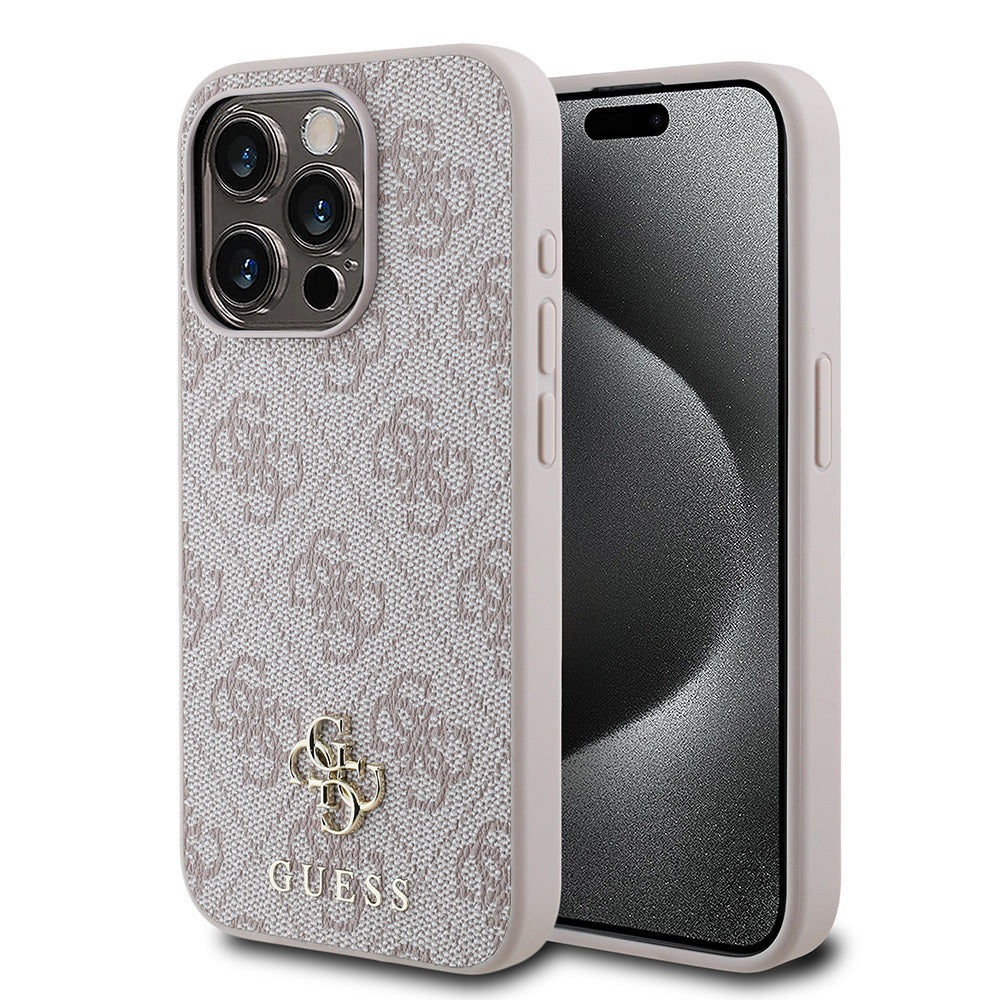 Guess iPhone 15 Pro Max Orjinal Lisanslı M-safe Small 4G Classic Kılıf
