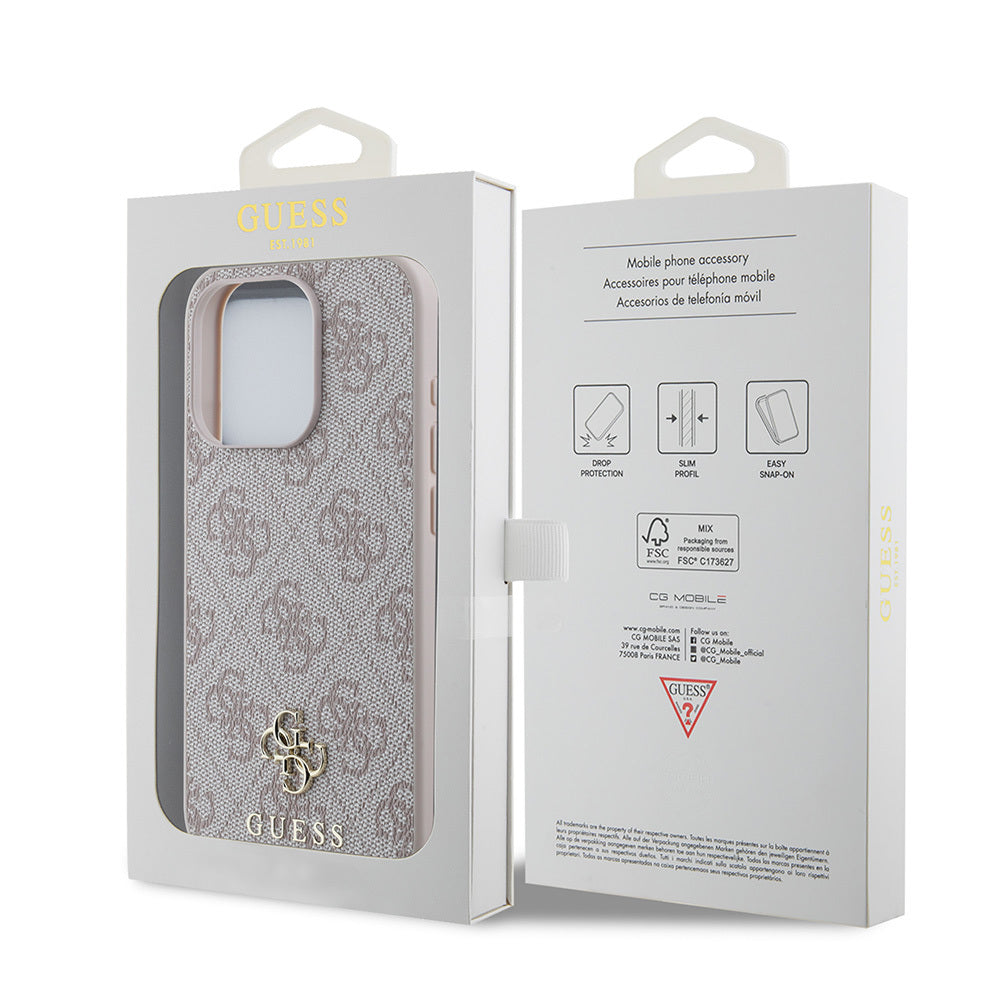 Guess iPhone 15 Pro Max Orjinal Lisanslı M-safe Small 4G Classic Kılıf