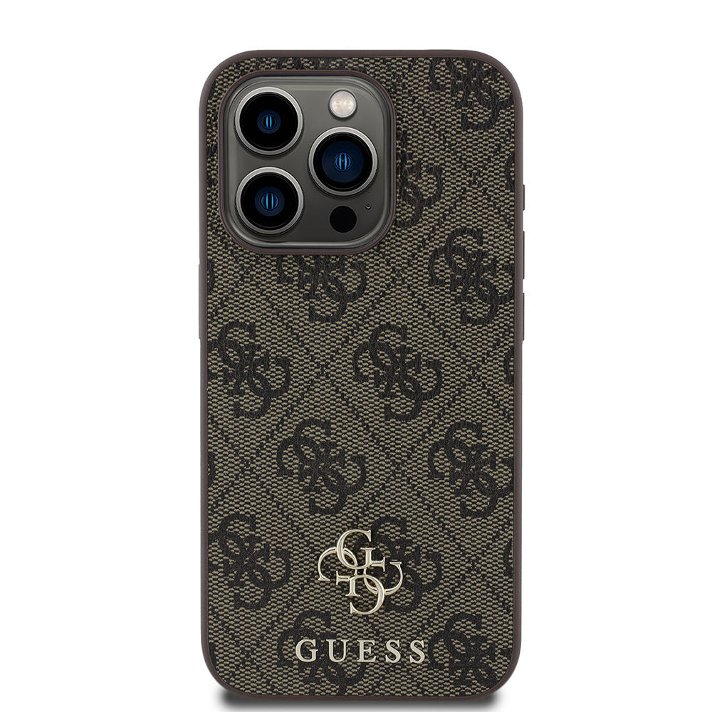 Guess iPhone 15 Pro Max Orjinal Lisanslı M-safe Small 4G Classic Kılıf