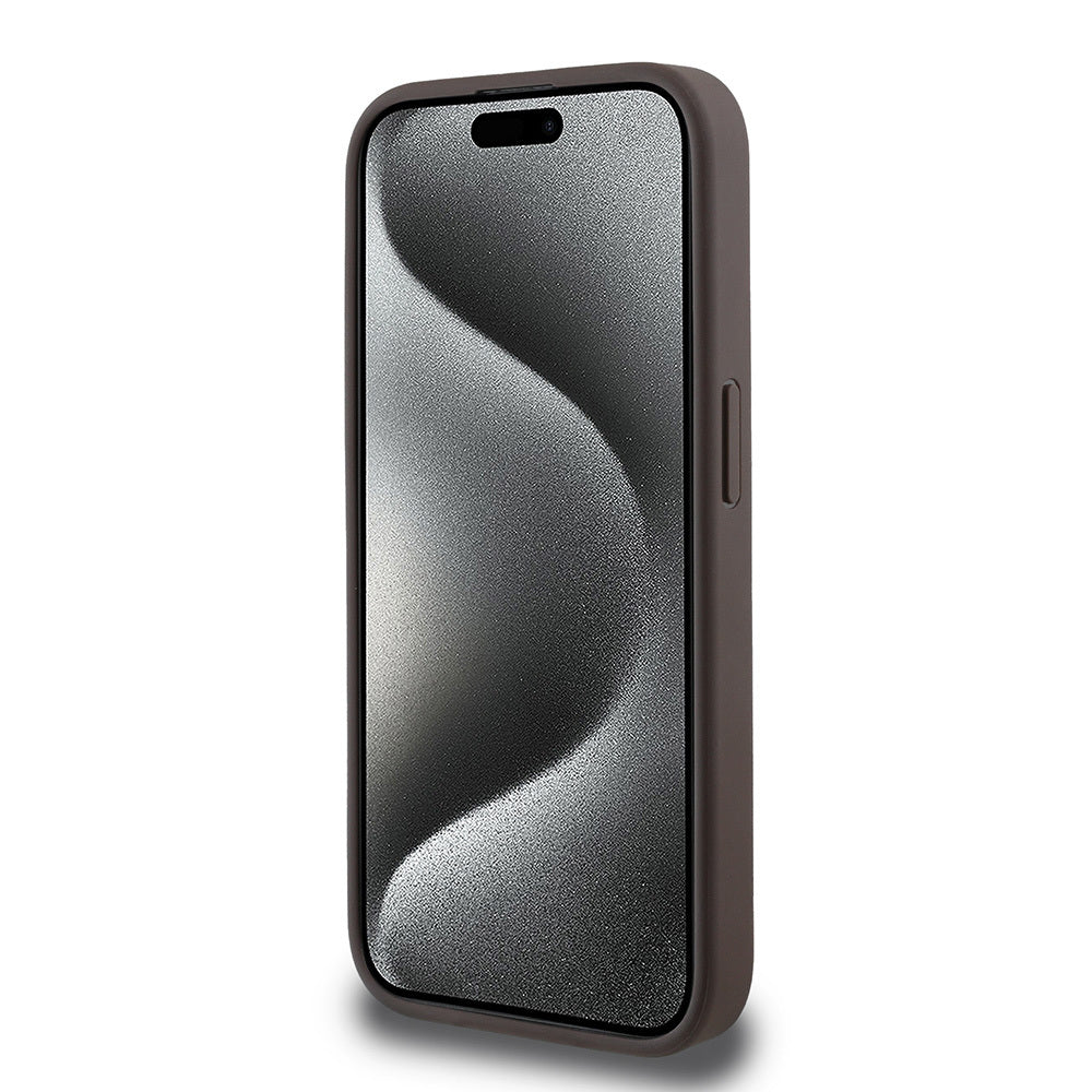 Guess iPhone 15 Pro Max Orjinal Lisanslı M-safe Small 4G Classic Kılıf