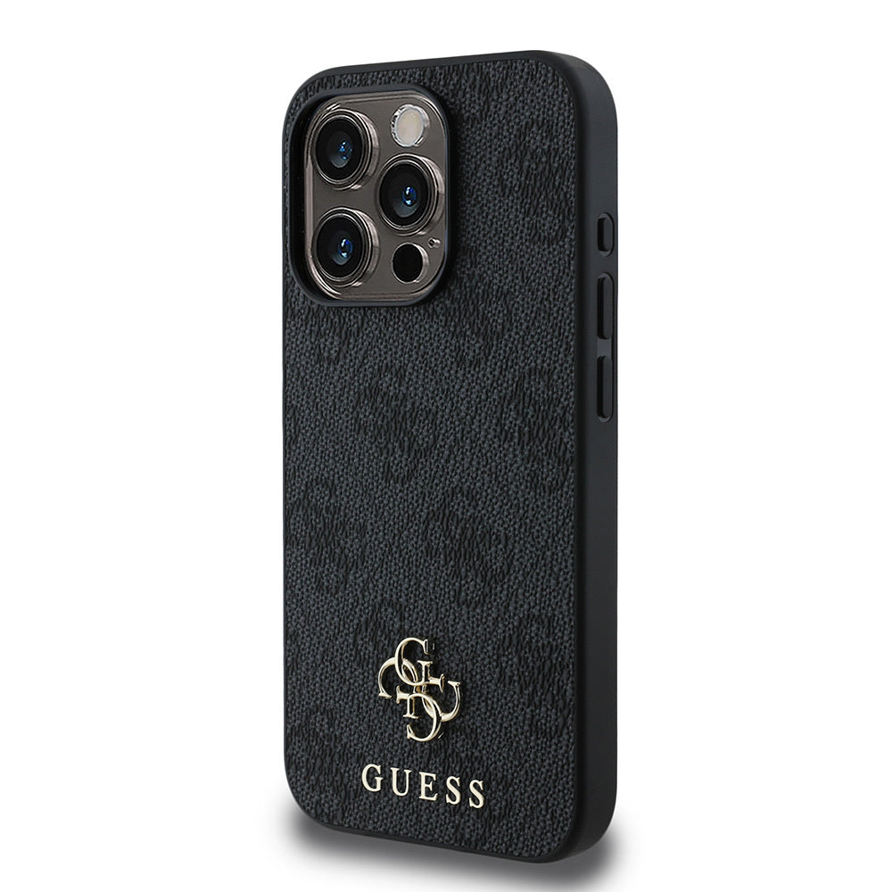 Guess iPhone 15 Pro Max Orjinal Lisanslı M-safe Small 4G Classic Kılıf