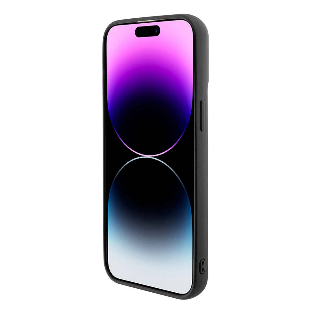 Guess iPhone 15 Pro Max Orjinal Lisanslı Pullu Arka Yüzey Metal Yazı Logolu Sequin Script Kılıf