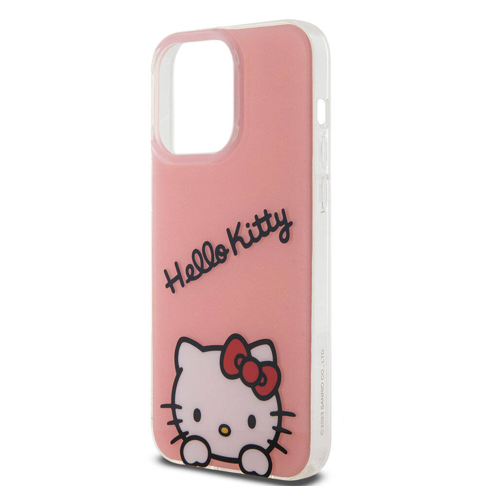 Hello Kitty iPhone 15 Pro Max Orjinal Lisanslı Askılı Yazı ve İkonik Logolu Daydreaming Kılıf