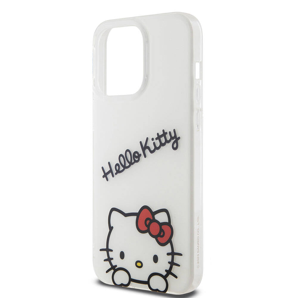 Hello Kitty iPhone 15 Pro Max Orjinal Lisanslı Askılı Yazı ve İkonik Logolu Daydreaming Kılıf