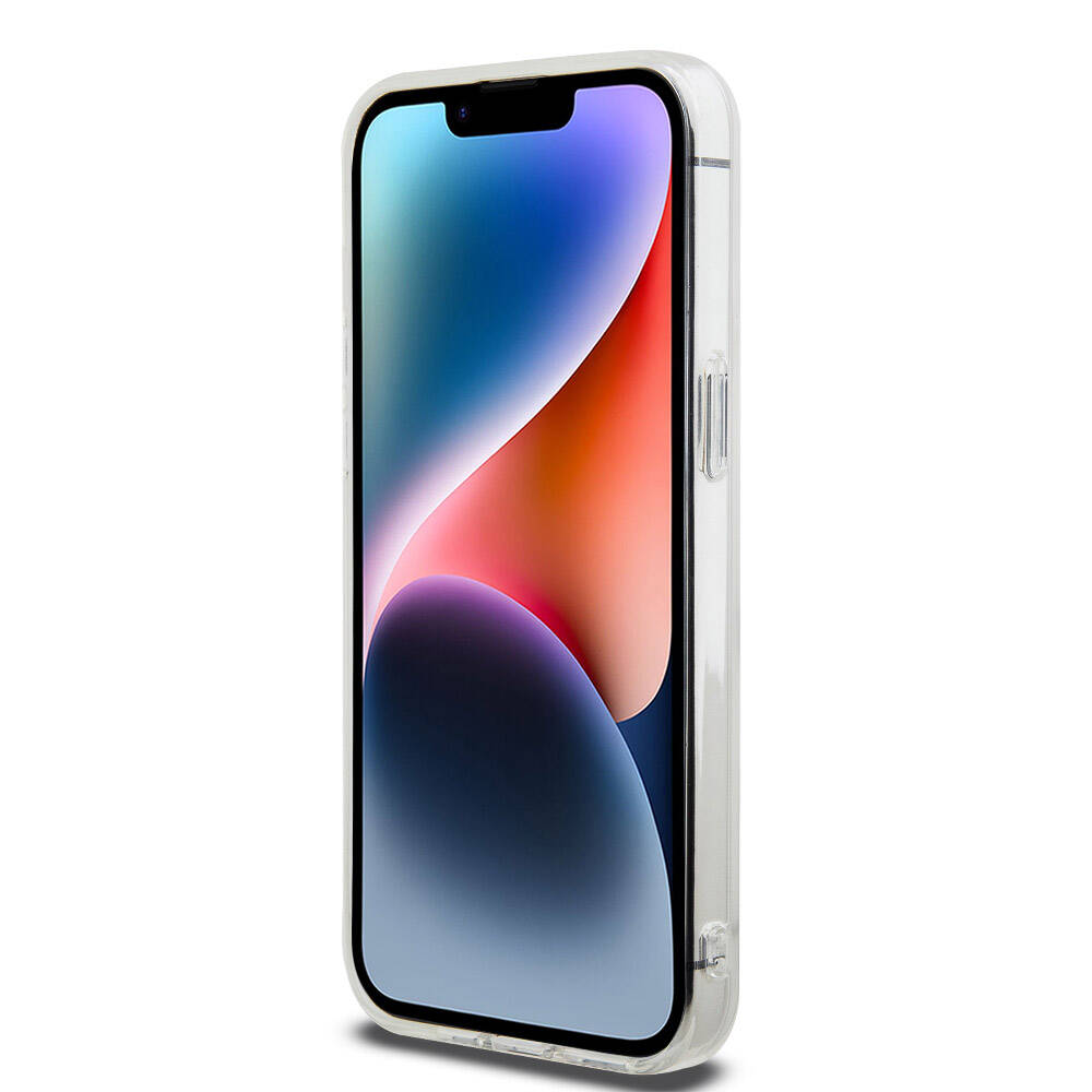 Hello Kitty iPhone 15 Pro Max Orjinal Lisanslı Renk Geçişli Elektroplating Kaplama Kitty Head Desenli Kılıf