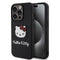 Hello Kitty iPhone 15 Pro Max Orjinal Lisanslı Yazı ve İkonik Logolu 3D Rubber Kitty Head Kılıf