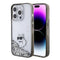 Karl Lagerfeld iPhone 15 Pro Max Choupette Sıvılı Glitter Orjinal Lisanslı Telefon Kılıfı