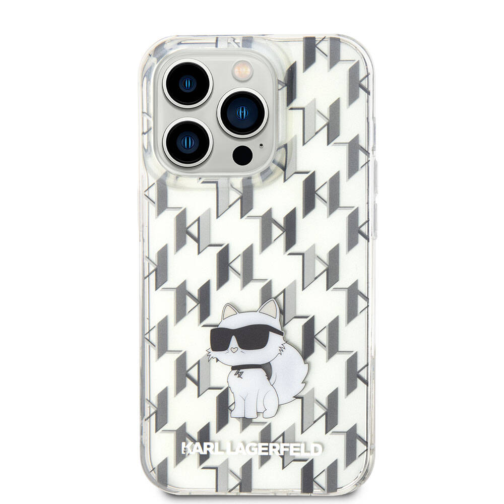 Karl Lagerfeld IML C Monogram iPhone 15 Pro Max Orjinal Lisanslı Kılıf