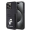 Karl Lagerfeld iPhone 15 Pro Max Kartlıklı Metal Logo Orjinal Lisanslı Telefon Kılıfı