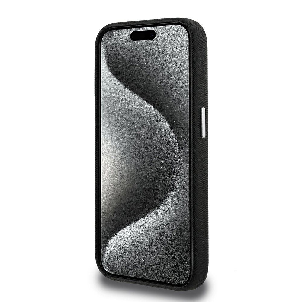 Karl Lagerfeld iPhone 15 Pro Max Orjinal Lisanslı K&C Heads Pin Telefon Kılıfı