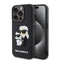 Karl Lagerfeld iPhone 15 Pro Max Kılıf Silikon 3D K&C Logo Orjinal Lisanslı Telefon Kılıfı