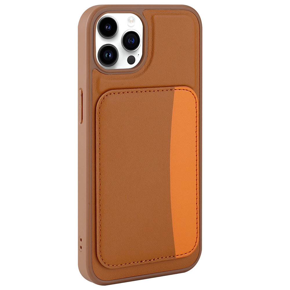 Cepax iPhone 15 Pro Max Zore X-Kart Kartlıklı Silikon Telefon Kılıfı