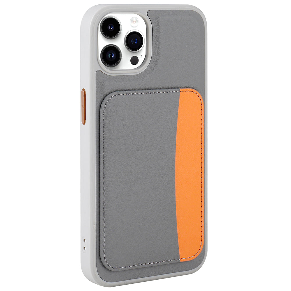 Cepax iPhone 15 Pro Max Zore X-Kart Kartlıklı Silikon Telefon Kılıfı