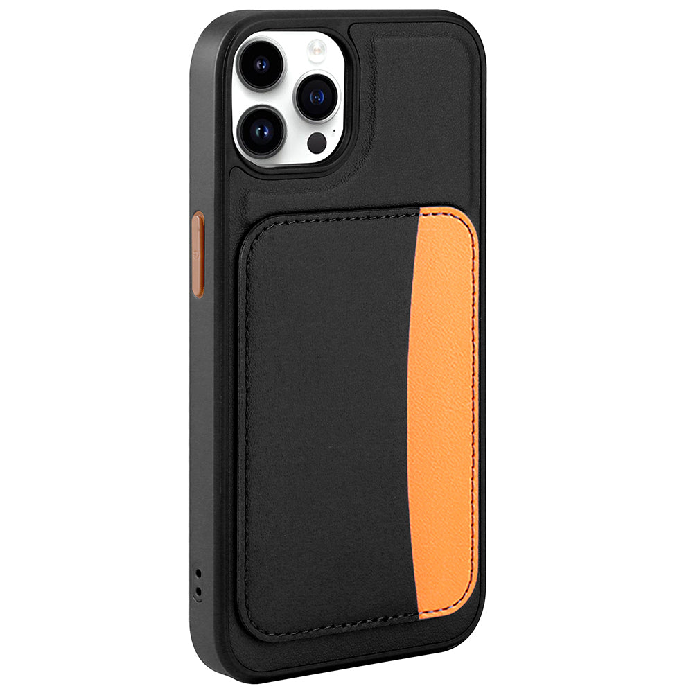 Cepax iPhone 15 Pro Max Zore X-Kart Kartlıklı Silikon Telefon Kılıfı