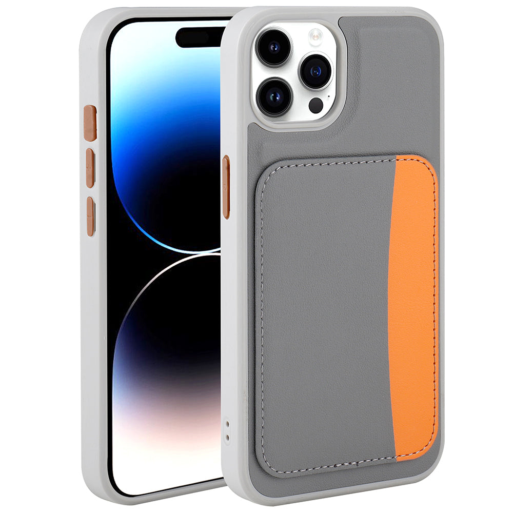 Cepax iPhone 15 Pro Max Zore X-Kart Kartlıklı Silikon Telefon Kılıfı