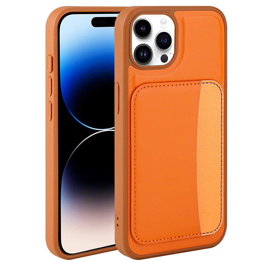 Cepax iPhone 15 Pro Max Zore X-Kart Kartlıklı Silikon Telefon Kılıfı