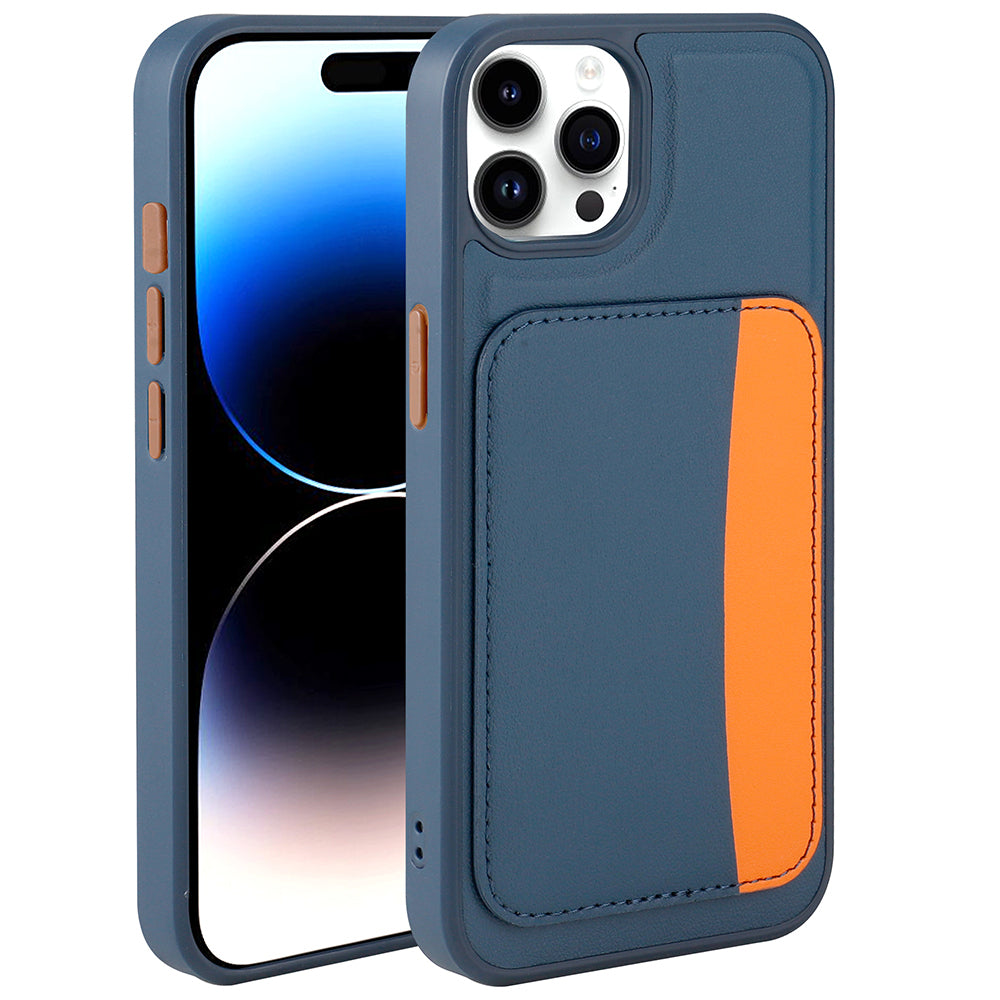 Cepax iPhone 15 Pro Max Zore X-Kart Kartlıklı Silikon Telefon Kılıfı