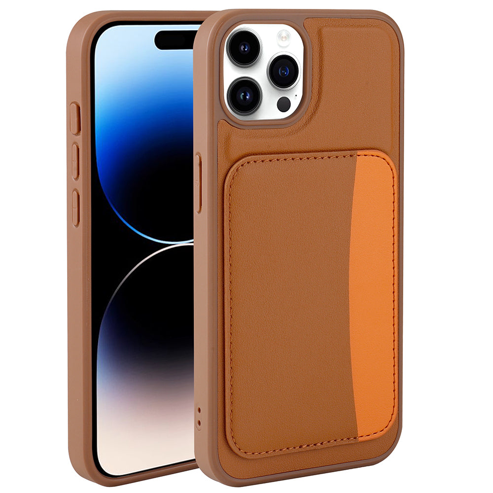 Cepax iPhone 15 Pro Max Zore X-Kart Kartlıklı Silikon Telefon Kılıfı