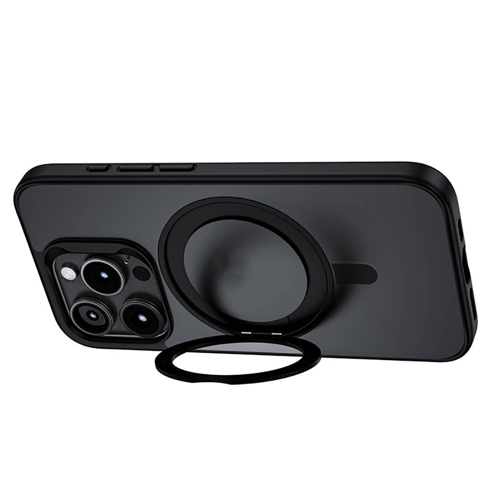 Benks Pop Stand iPhone 15 Pro Max M-safe Şarj Özellikli 360° Dönebilen Kılıf