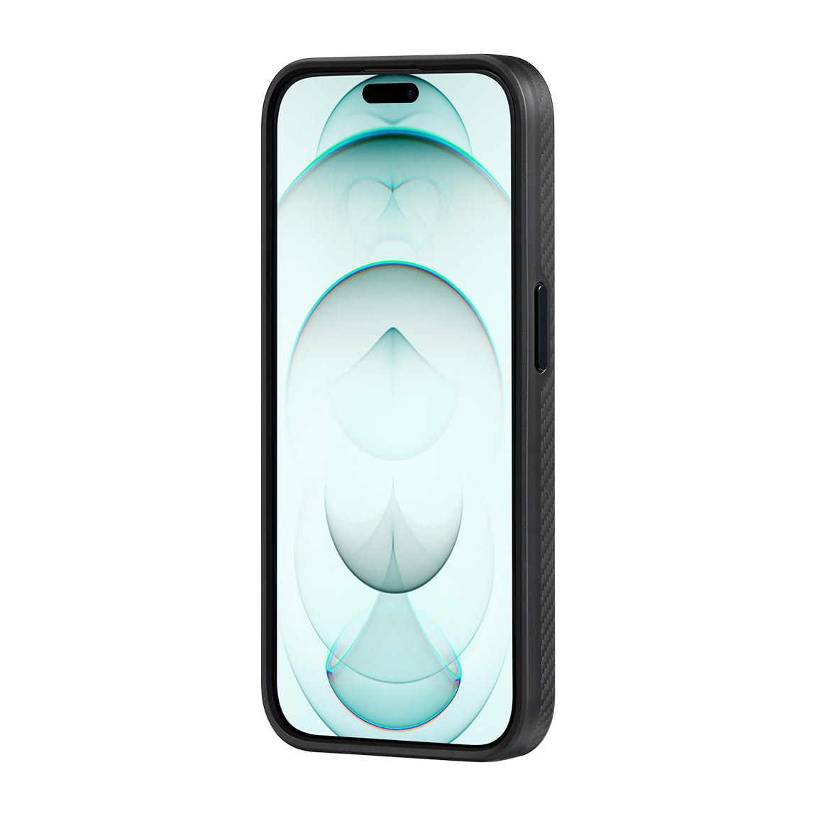 Pitaka Military-Grade Classic Serisi iPhone 15 Pro Max Kılıf M-safe Şarj Özellikli 600D Aramid Fiber Black-Grey Twill Kılıf