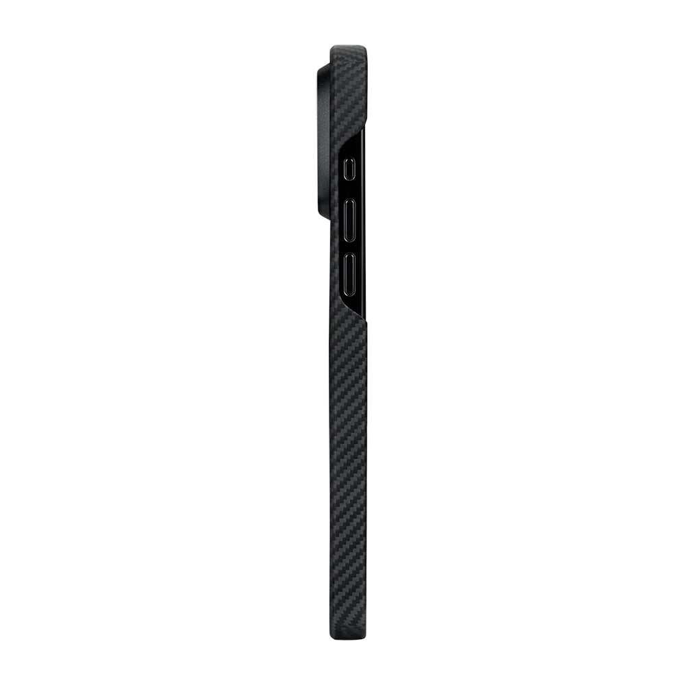 Pitaka Tactile Woven Orchestra Serisi iPhone 15 Pro Max M-safe Şarj Özellikli 600D Aramid Fiber Overture Kılıf