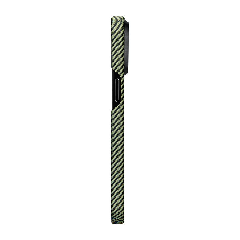 Pitaka Tactile Woven Orchestra Serisi iPhone 15 Pro Max M-safe Şarj Özellikli 600D Aramid Fiber Overture Kılıf
