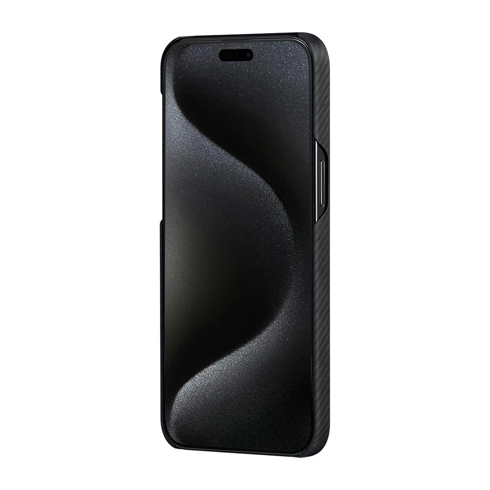 Pitaka Tactile Woven Orchestra Serisi iPhone 15 Pro Max M-safe Şarj Özellikli 600D Aramid Fiber Rhapsody Kılıf