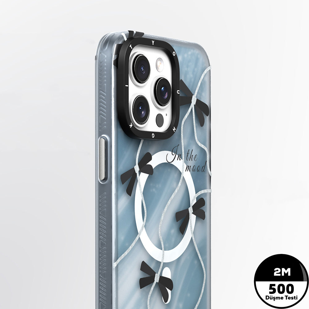 Youngkit Star&Butterfly Serisi iPhone 15 Pro Max M-safe Airbagli Çift Katmanlı Kılıf