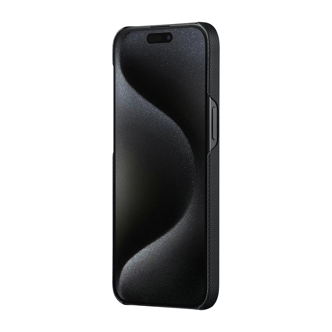 Pitaka Tactile Woven iPhone 15 Pro Max M-safe Şarj Özellikli Aramid Fiber Break The Line Kılıf