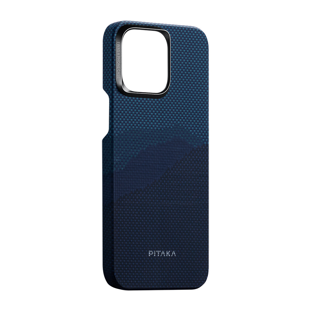 Pitaka Tactile Woven Starpeak Serisi iPhone 15 Pro Max M-safe Şarj Özellikli Aramid Fiber Over The Horizon Kılıf