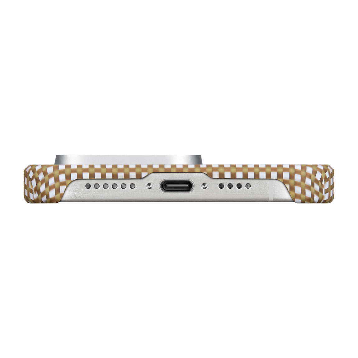 Pitaka Ultra-Slim Classic Serisi iPhone 15 Pro Max M-safe Şarj Özellikli Awa Tasarımlı 1500D Aramid Fiber Canyon Kılıf