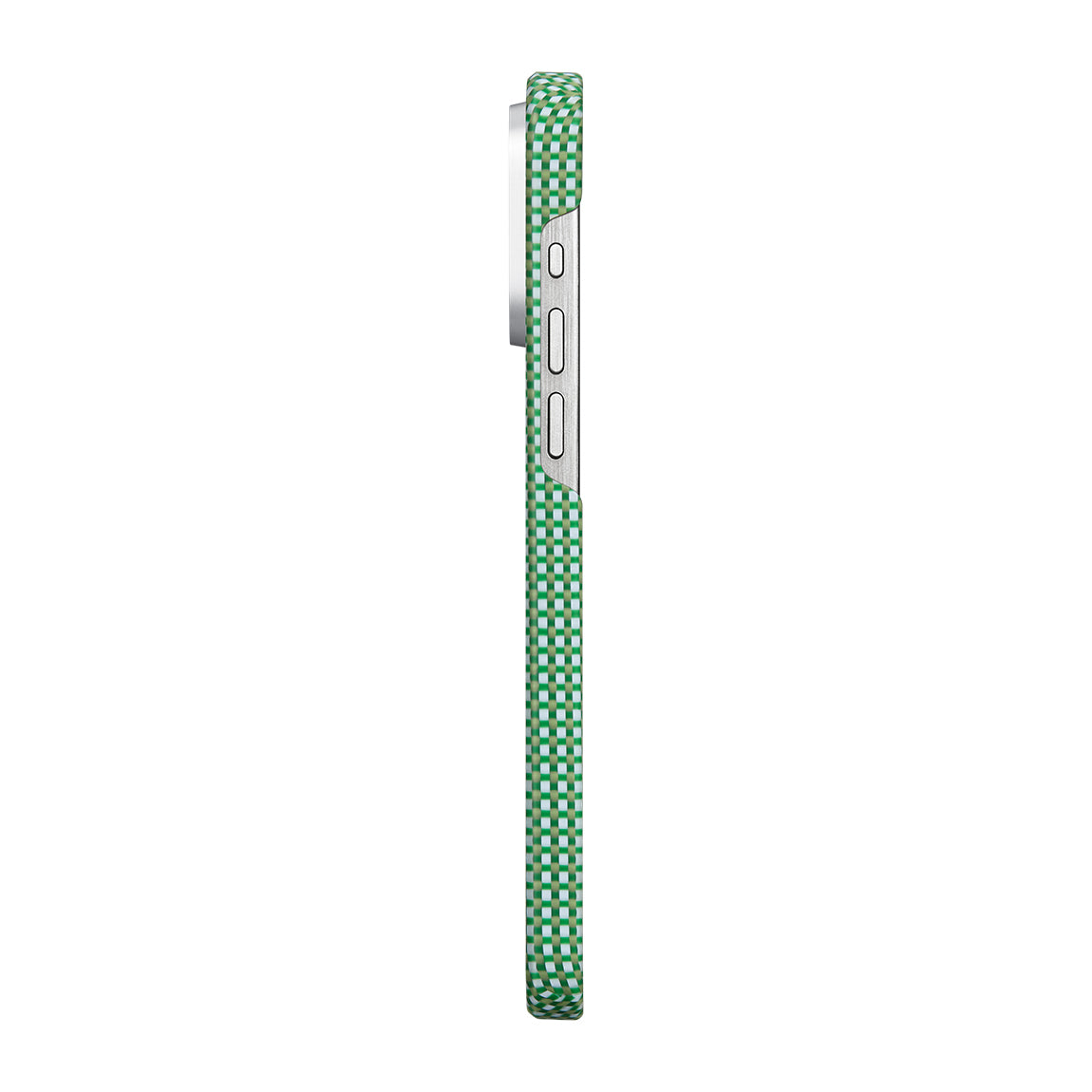 Pitaka Ultra-Slim Classic Serisi iPhone 15 Pro Max M-safe Şarj Özellikli Awa Tasarımlı 1500D Aramid Fiber Forest Kılıf